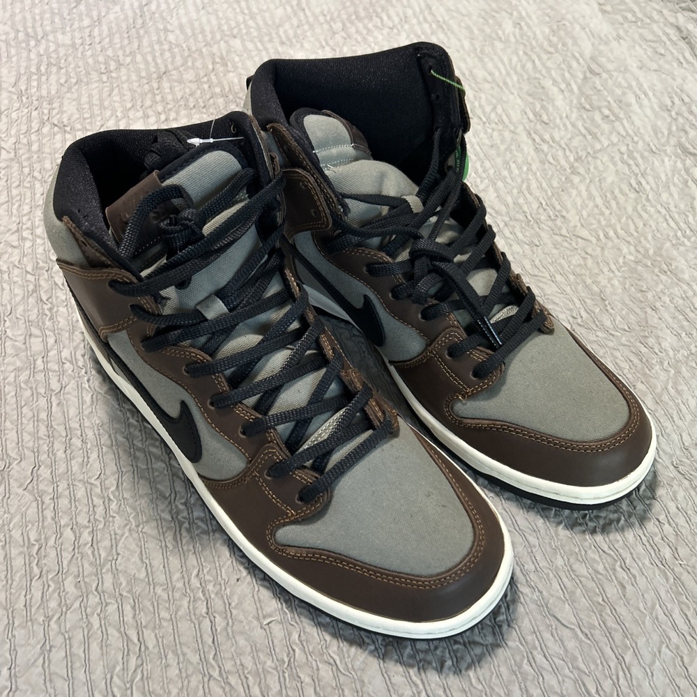 Nike Dunk SB Pro High Baroque Brown Size 12 - New in Box StockX Authentic - Picture 5 of 8
